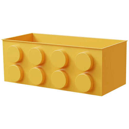 1/4pc Magnetic Storage Box Refrigerator Entrance Door Shelf Organizer Building Block Wall Mounted Rack Home Kitchen Decor Holder
