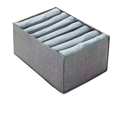 Closets Clothes Organizer Foldable Clothing Underwear Jeans Storage Box Drawer Organizer with Handles Wardrobe OrganizersDivider